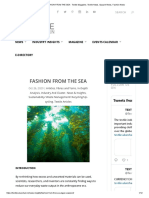 FASHION FROM THE SEA - Textile Magazine, Textile News, Apparel News, Fashion News