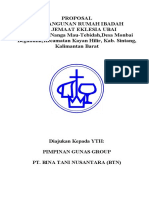 Proposal Pembangunan Rumah Ibadah Gracia Tp. Dondang