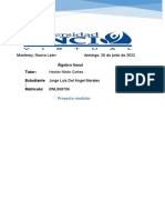 Álgebra Lineal: Proyecto Modular