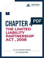 LLP Act Notes For Ca Foundation