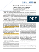 High Frequency of Clinically Signi Ficant Bacteremia in Adults Hospitalized With Falciparum Malaria