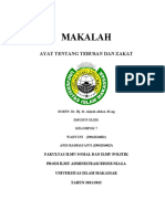 Makalah Ayat-Ayat Tentang Tebusan Dan Zakat