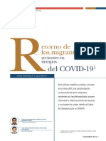 Migración interna en Lima Metropolitana durante la pandemia