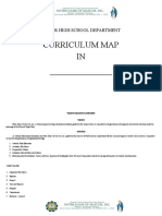 Curriculum Map Template For Shs