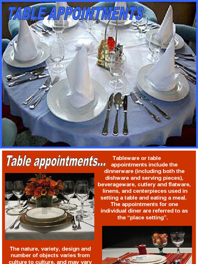 Table Appointments PDF Tableware Spoon