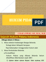 SEJARAH HUKUM PIDANA