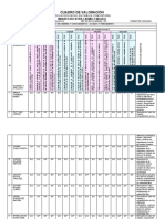 Cuadro de Evaluacion - Primer Año