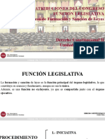 Funcion Legislativa - Formacion y Sancion de Leyes