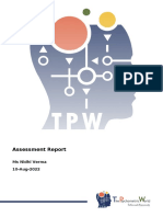 WPI-Pro AssessmentReport Nidhi