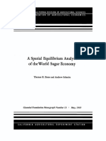 World Sugar Economy Spatial Equilibrium Analysis