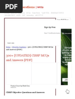 300+ (UPDATED) CISSP MCQs and Answers (PDF)