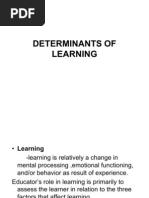 Download Determinants of Learning by Saisai Raymundo SN59171071 doc pdf
