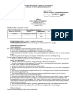 Syllabus - Linear Algebra For Engineers