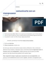 7 Reglas para Comunicarte Con Un Manipulador - La Mente Es Maravillosa