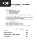 Dance Sport Mechanics 2016