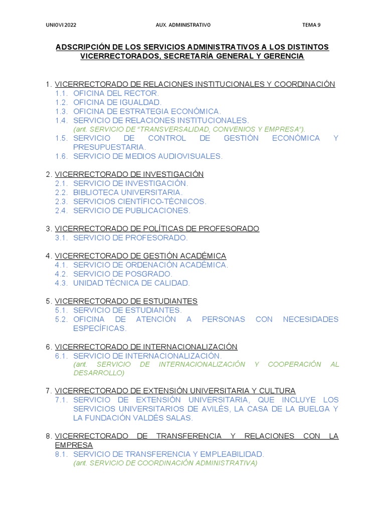 Servicios Administrativos Pdf Business