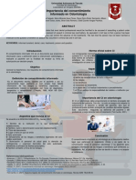 Cartel Importancia Del Consentimiento Informado en Odontología - Equipo 5