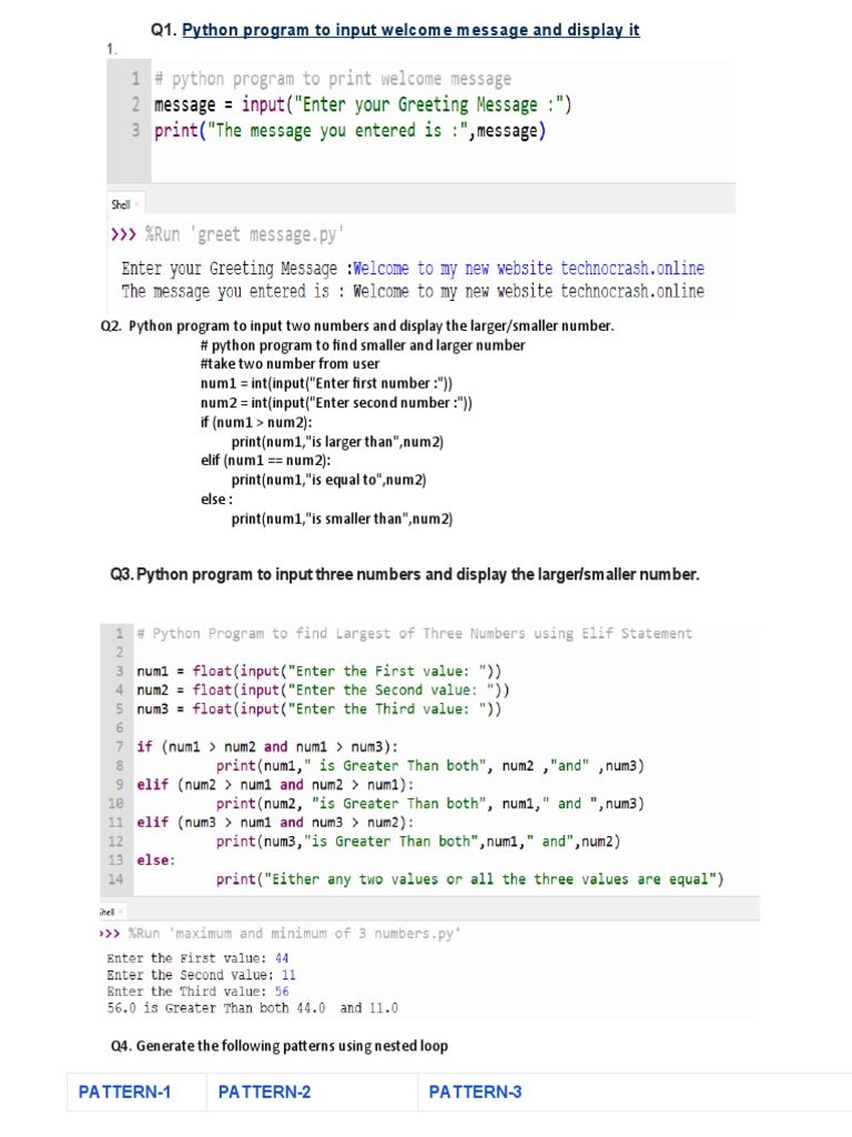 Program file 11 | PDF | Computer Programming | Numbers