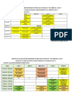 Horario Lectivo y No Lectivo