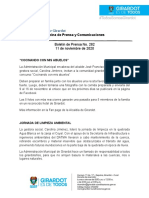 TCR04 - BOLETIN DE PRENSA No. 10 DE NOV DE 2020