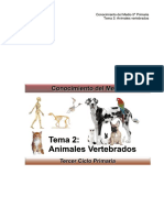 Conocimiento del Medio 5º Primaria Tema 2_ Animales vertebrados - PDF Descargar libre