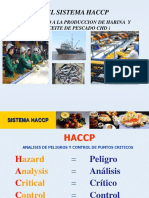 HACCP en Procesamiento Harina y Aceite Pescado