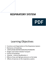 Respiratory System: An Overview of Functions, Anatomy and Gas Exchange