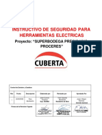 Instructivo de Seguridad para Herramientas Electricas Proceres