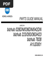 Bizhub423 363 283 223PartsManual