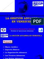 La Gestión Aduanera en Venezuela