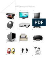 FAMILIARIZE The Following Different Components of A Computer System2