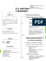 CV Marco Antonio Lopez