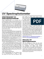 UV Spectrophotometer