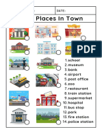 Grade 3 Science - City Map and Locating Places in A Map (Worksheet Activity)