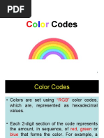 2 HTML Color Codes