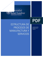 Estructura de Procesos de Manufactura y Servicios