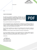 Carta de Despido