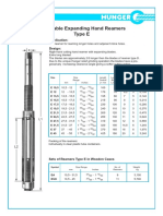 Expanding Hand Reamers Adjust Longer Holes