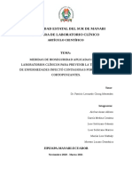 Articulo Cientifico Normas de Bioseguridad en Laboratorios Clinicos 1