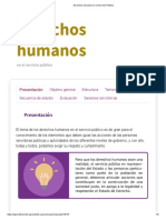 Curso - Derechos Humanos en El Servicio Público