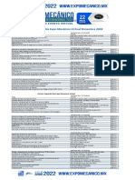 Programa Oficial de Seminarios Expo Mecánico 2022 Virtual Junio