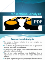 Transactional Analysis