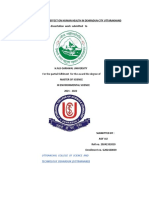 Dissertation of Mr. ASIF ALI On The Project and Title (Noise Pollution and Its Effect On Human Health) EVS Department