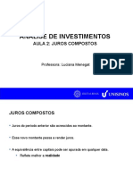 AULA 2 - Juros Compostos