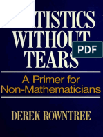 Derek Rowntree - Statistics Without Tears - A Primer For Non Mathematicians-MacMillan Publishing Company (1981)