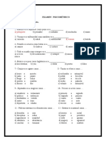 Primre Examen Psicometrico