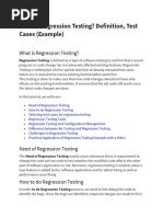 Chapter 1 - Regression Testing