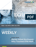 Stock Market Reports for the Week (4th - 8th July '11)