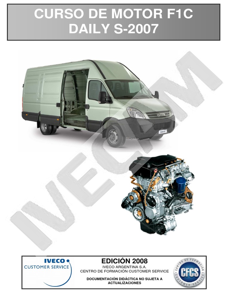 Curso de Motor F1C Daily S 2007 | PDF | Turbocompresor | Engranaje