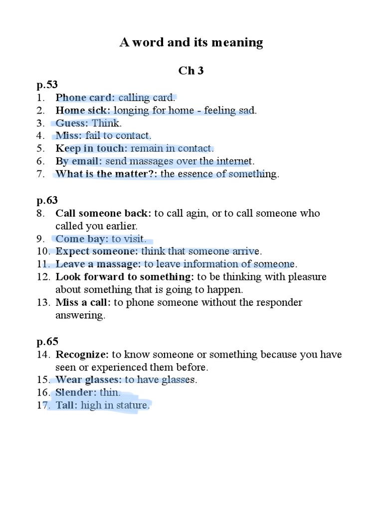 A Word and Its Meaning PDF Vomiting Medicine